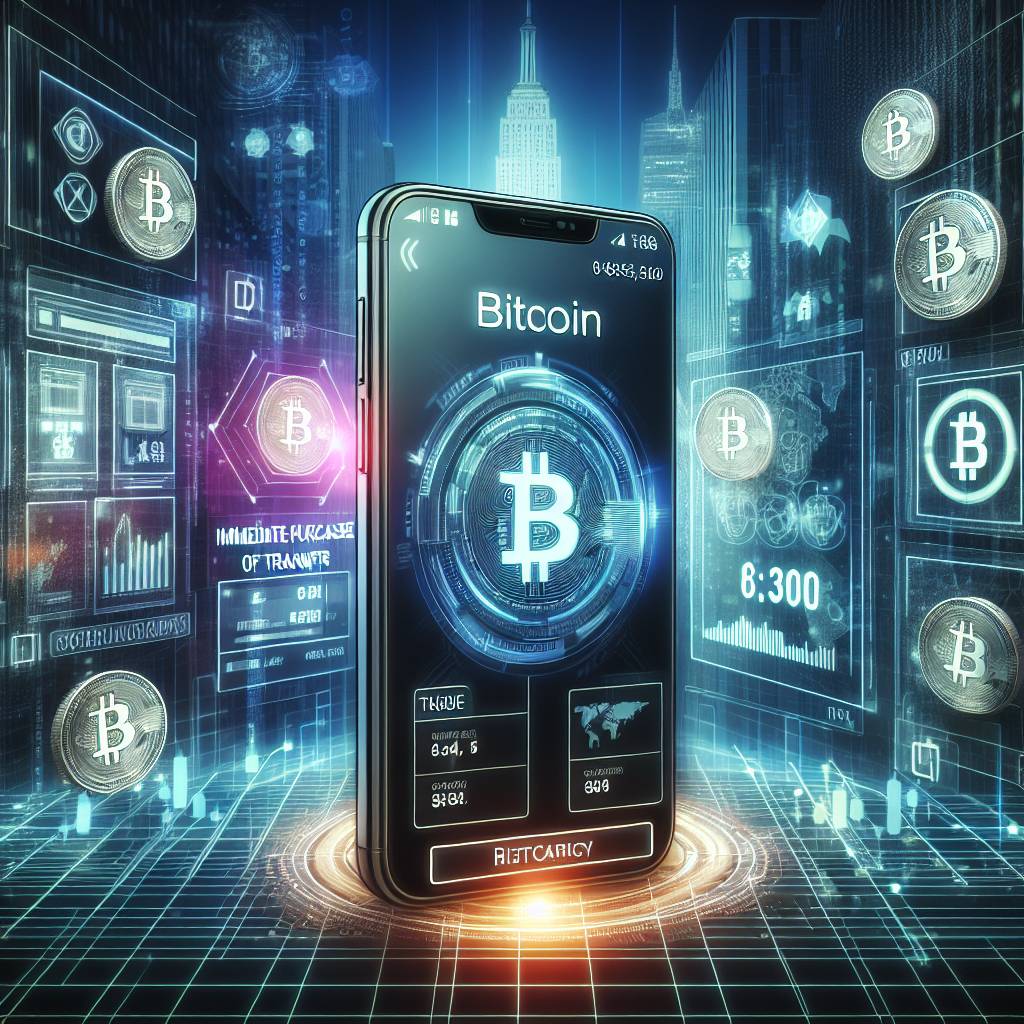Could you recommend an app for instant bitcoin purchase and sending?
