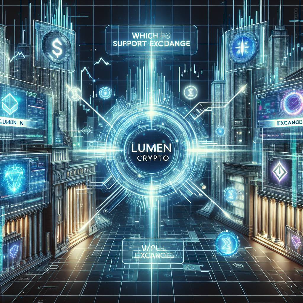 Which exchanges support trading of Lumen Crypto?