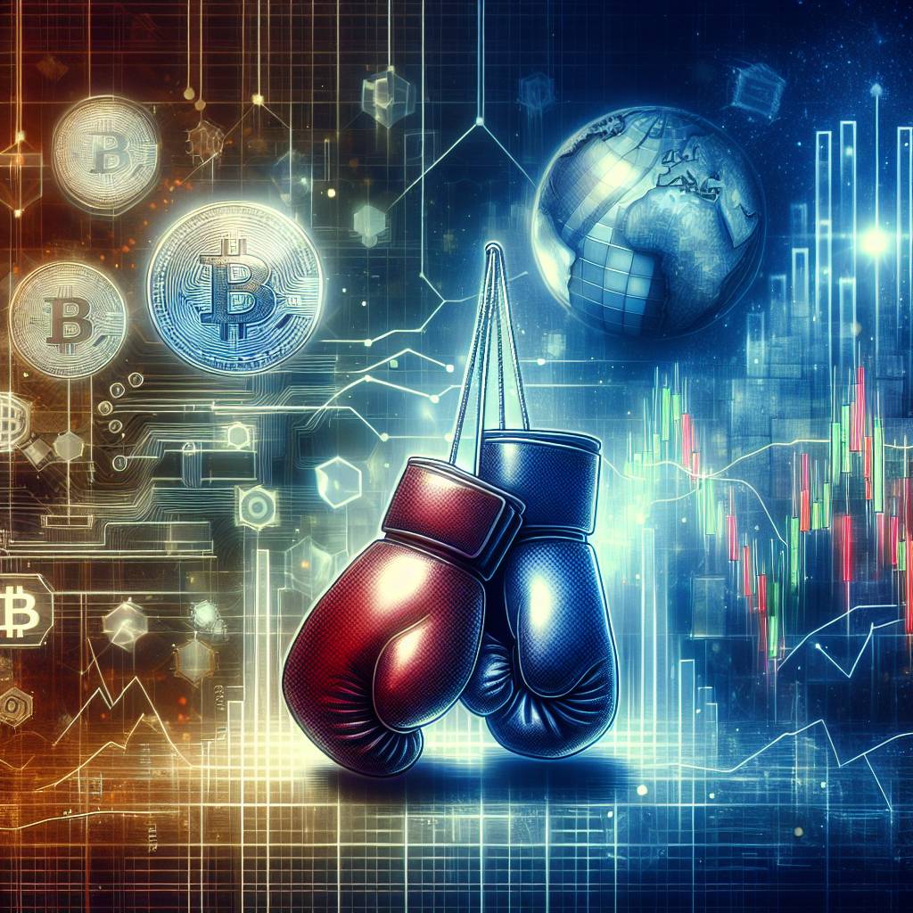 Which cryptocurrencies are considered the odd ones out in the boxing industry?