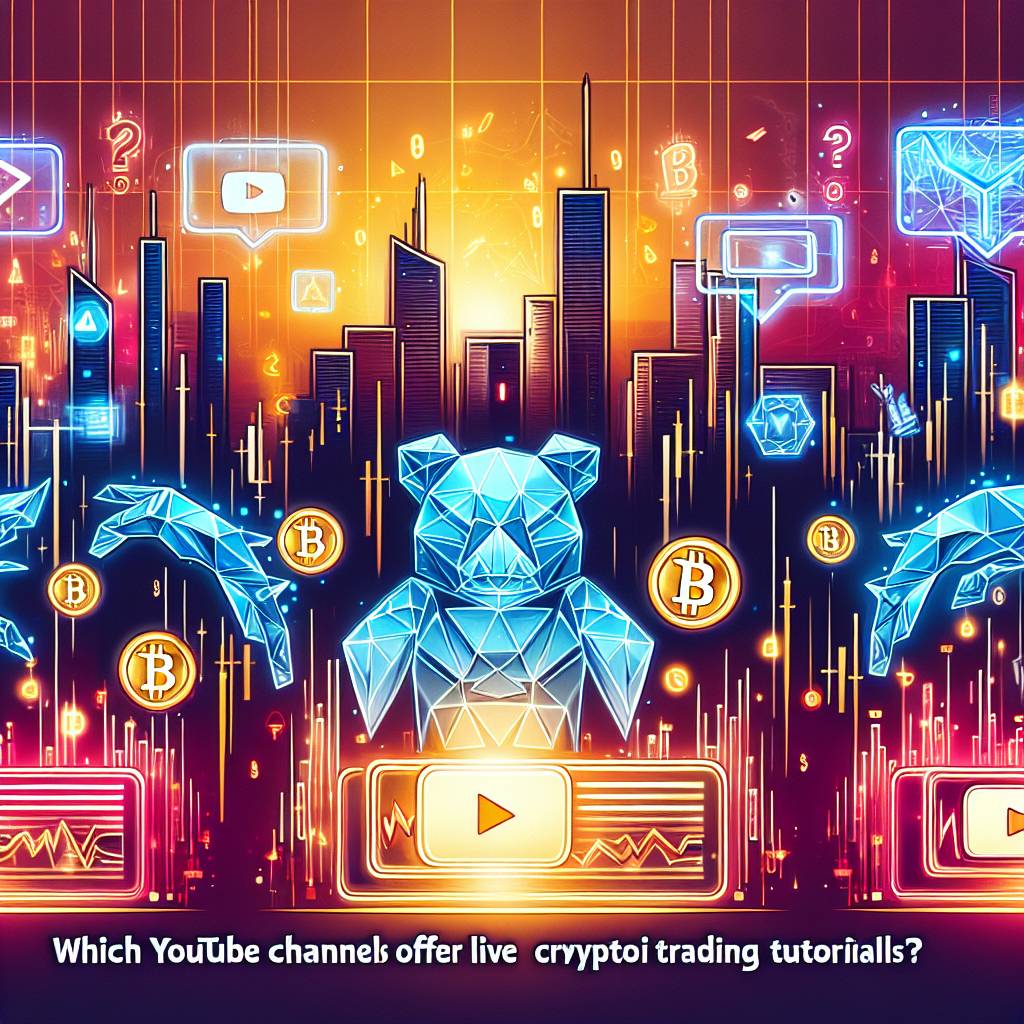 Which YouTube channels offer live crypto trading tutorials?