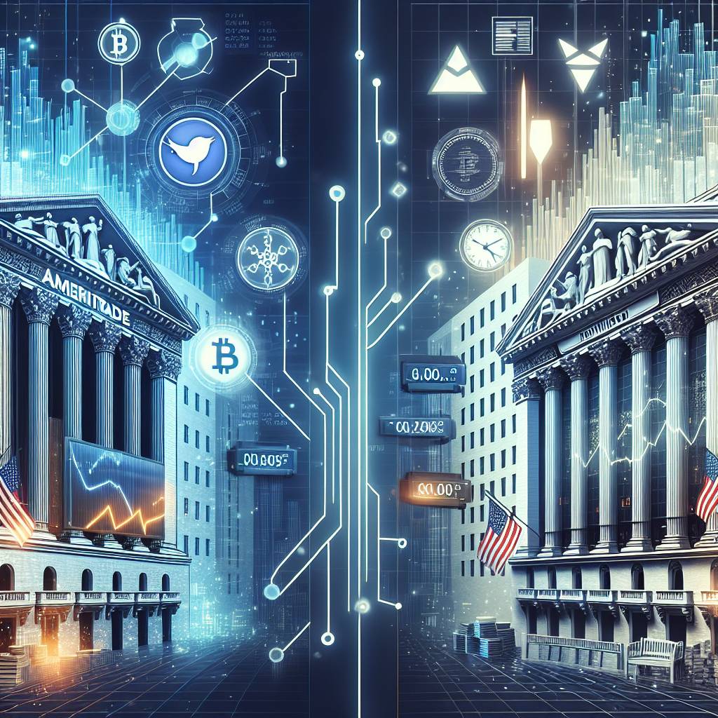 Which platform, fidelity or ameritrade, offers better options for trading cryptocurrencies?