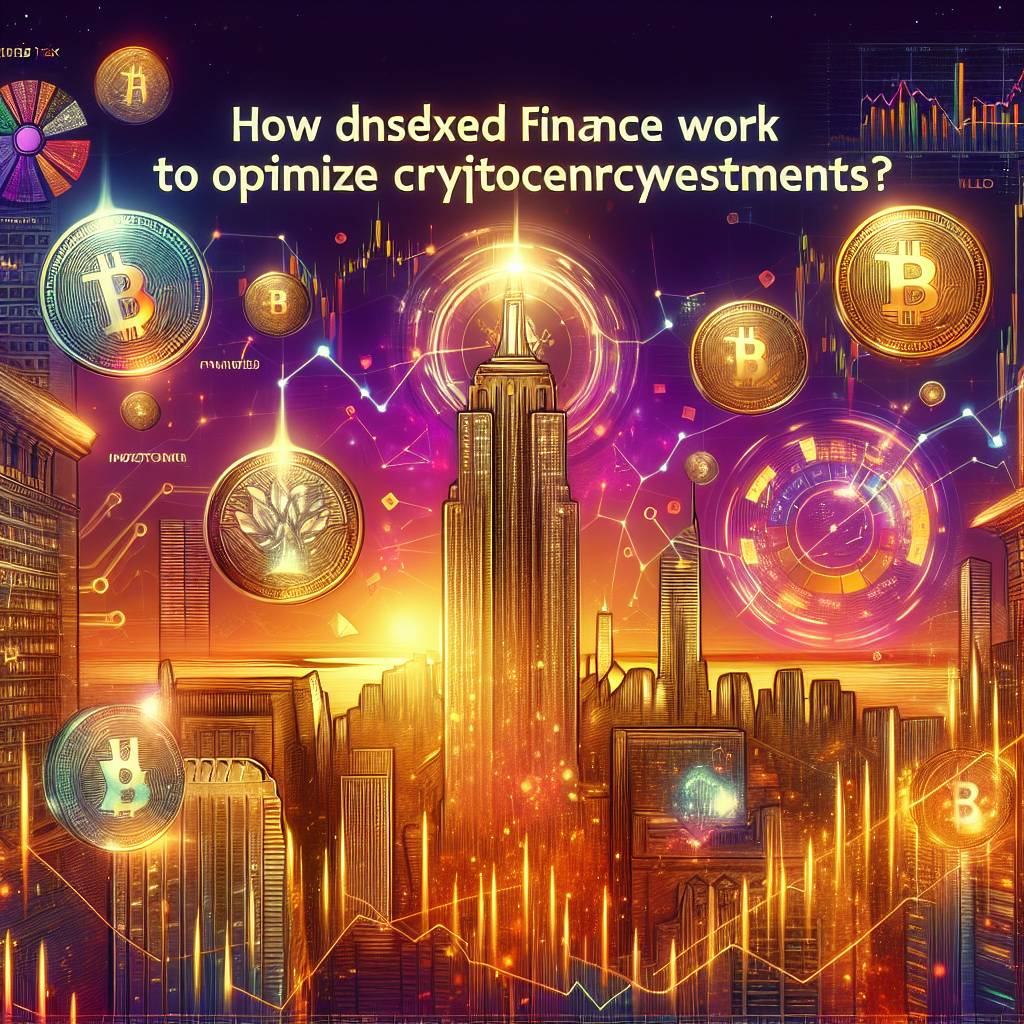 How does indexed finance work to optimize cryptocurrency investments?
