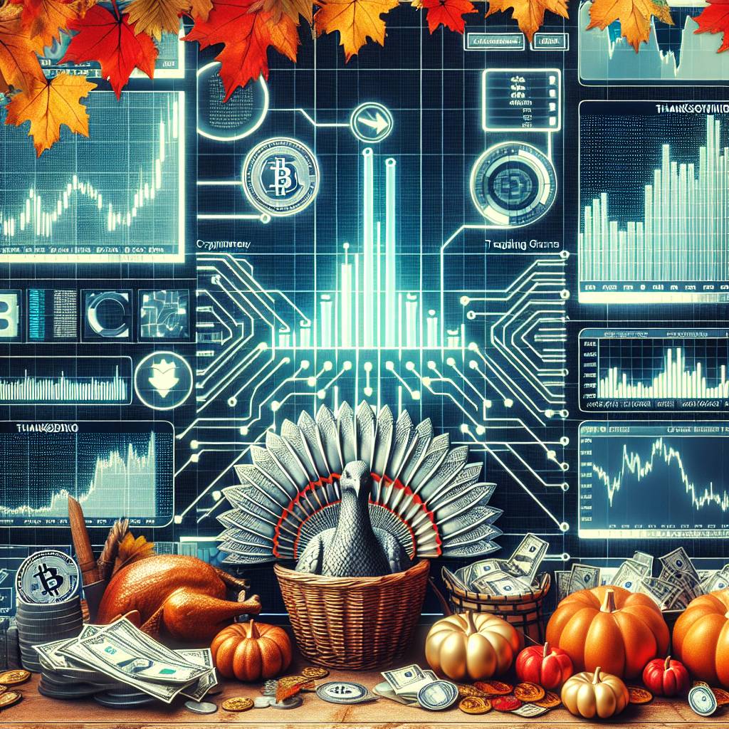 How does Thanksgiving affect the trading volume of cryptocurrencies?