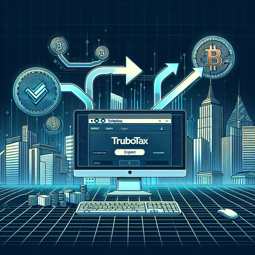 What are the steps to export TurboTax online to a desktop for tracking cryptocurrency transactions?