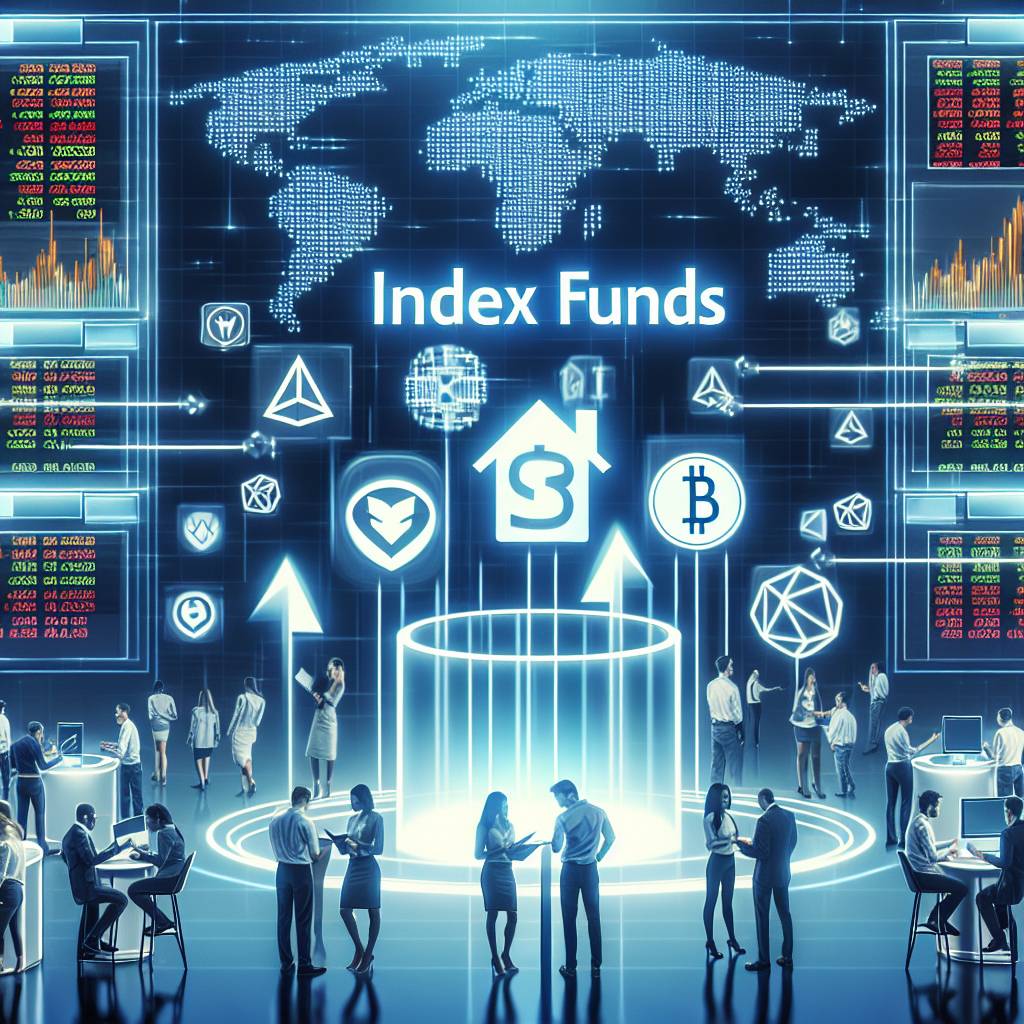 What are index funds and how are they related to cryptocurrency investments?