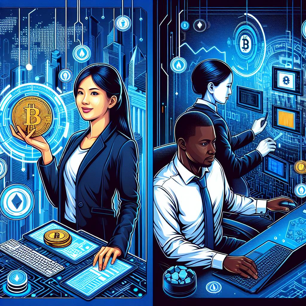 What are the best blue and white collar jobs in the cryptocurrency industry?