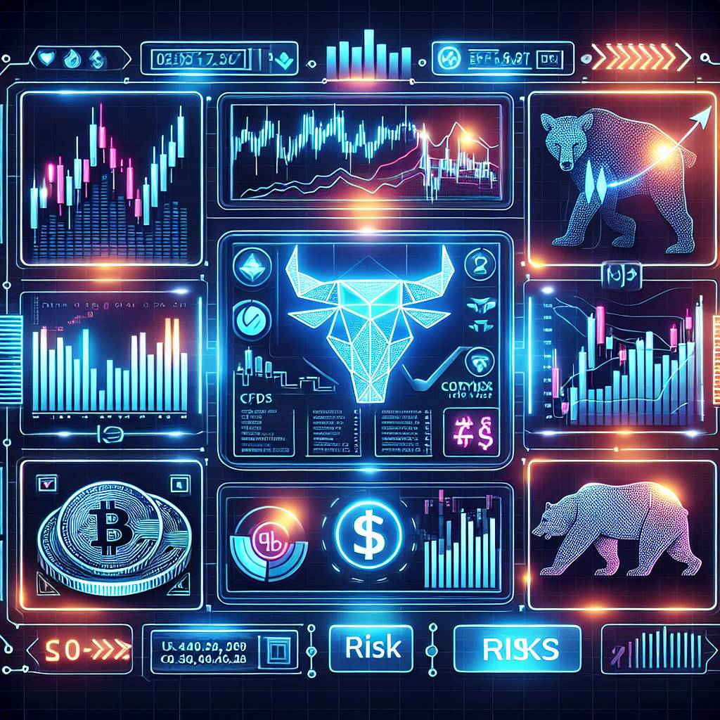 What are the risks associated with trading CFDs on cryptocurrency stocks?