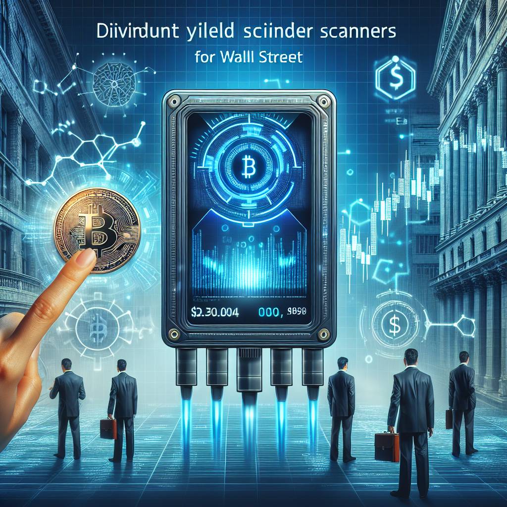 What are the best dividend yield scan tools for cryptocurrency investors?