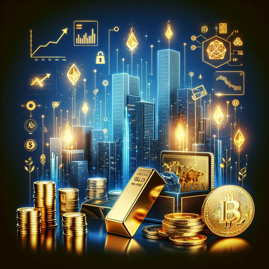 What are the advantages of investing in gold-backed cryptocurrencies like ICQ?