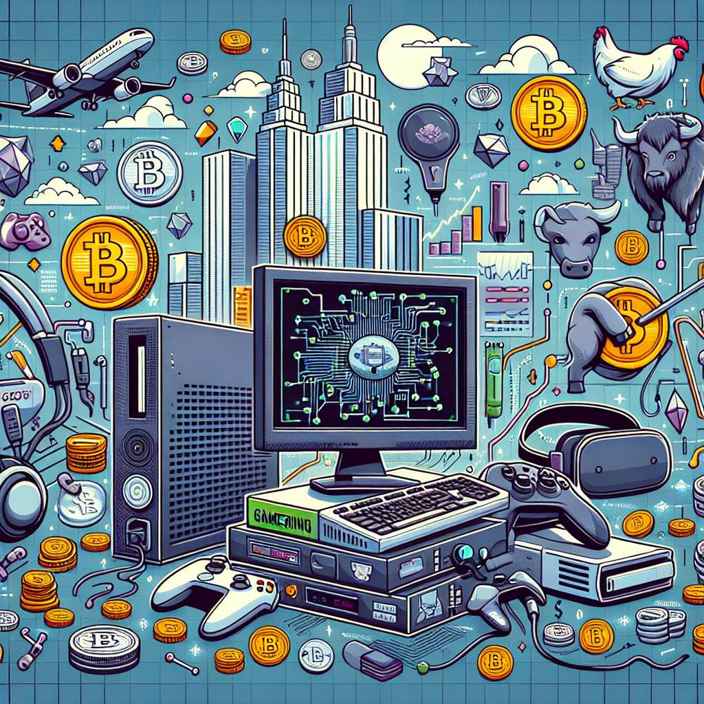 How can gaming enthusiasts profit from the rise of cryptocurrencies?