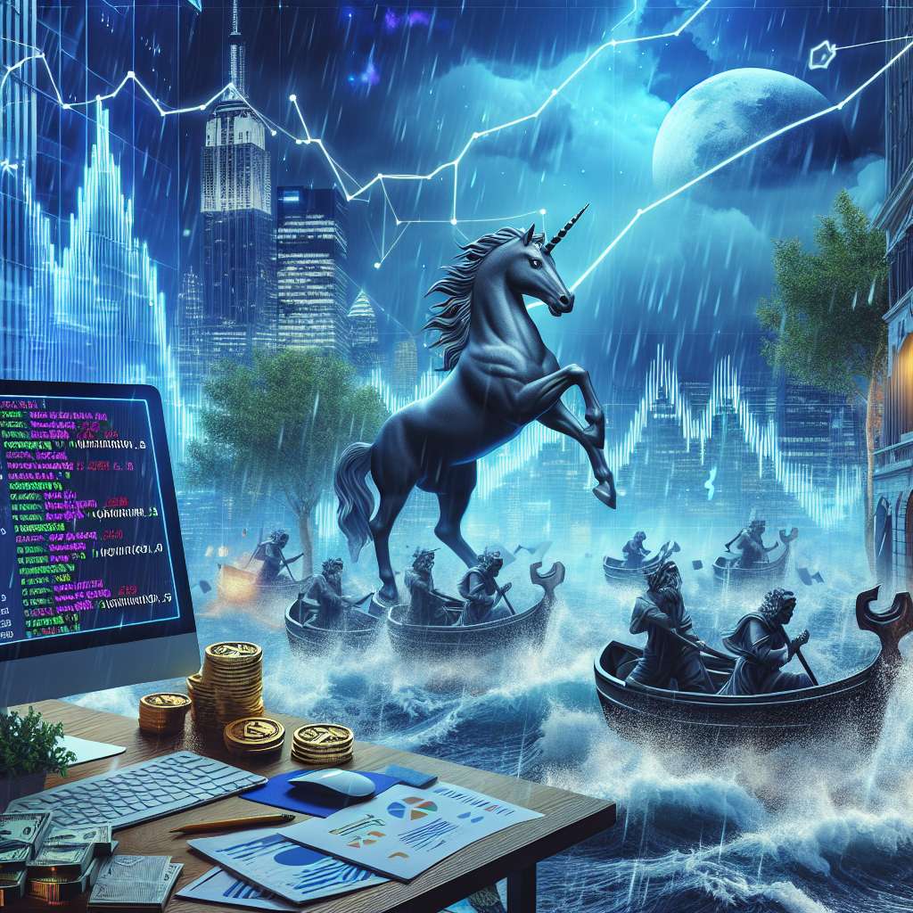 What are the potential risks of investing in stranded unicorn tokens in the cryptocurrency market?