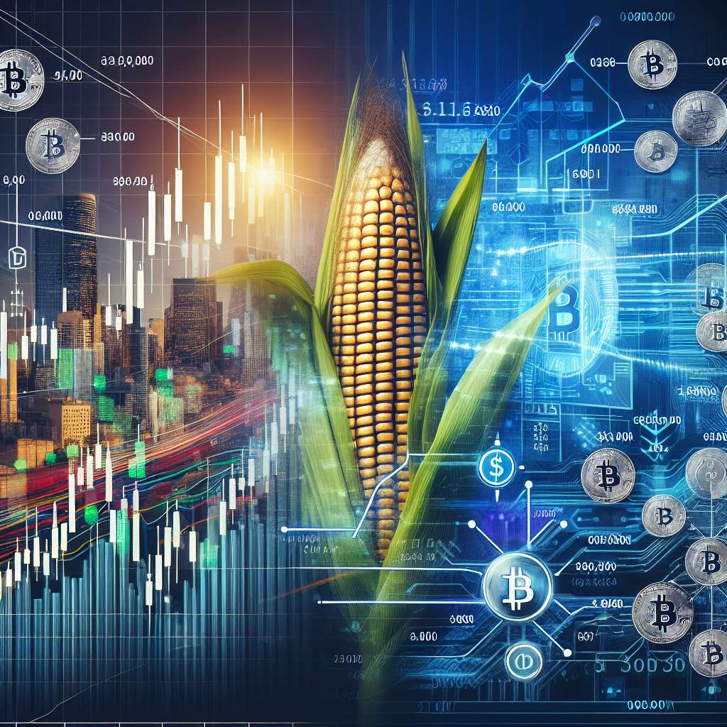 What are the trends in the corn seasonal chart and how can they be used in cryptocurrency analysis?