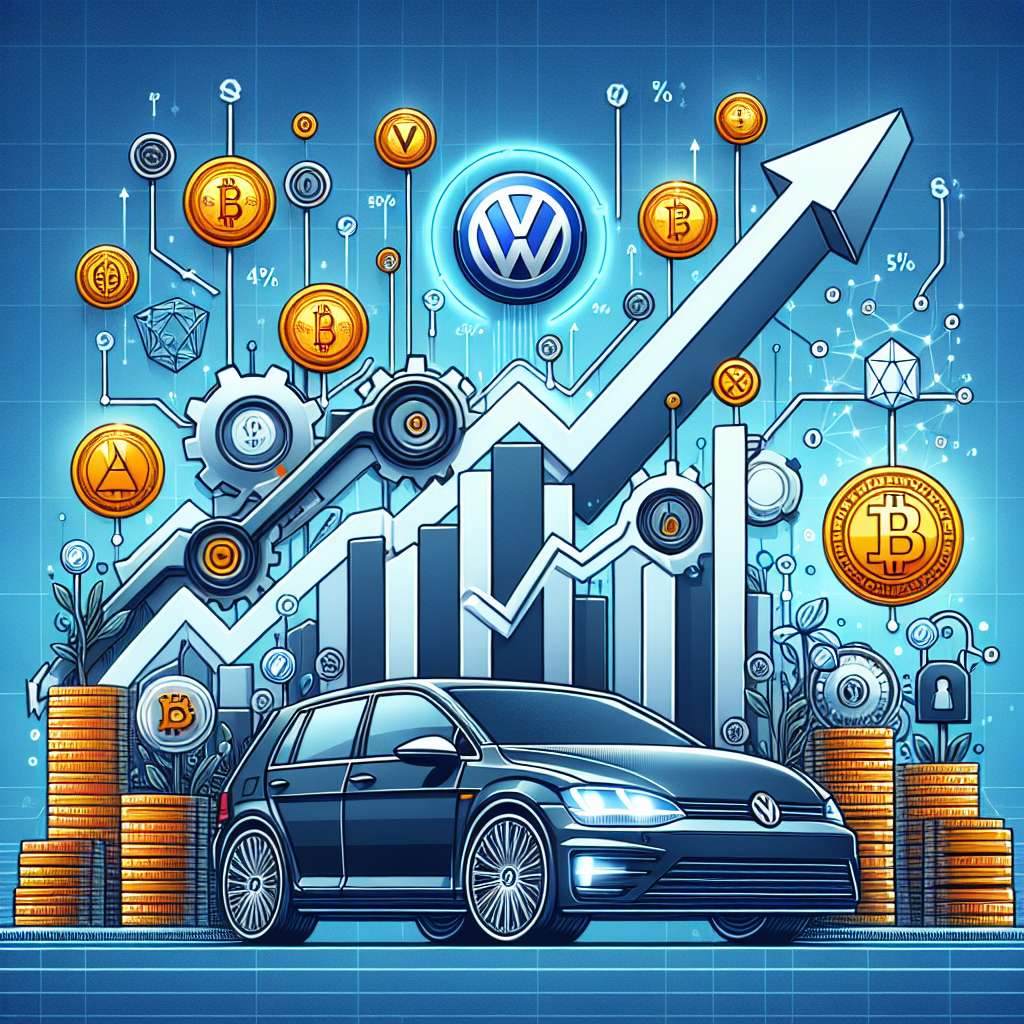 How does the performance of Volkswagen Group of America stock compare to the performance of popular cryptocurrencies?