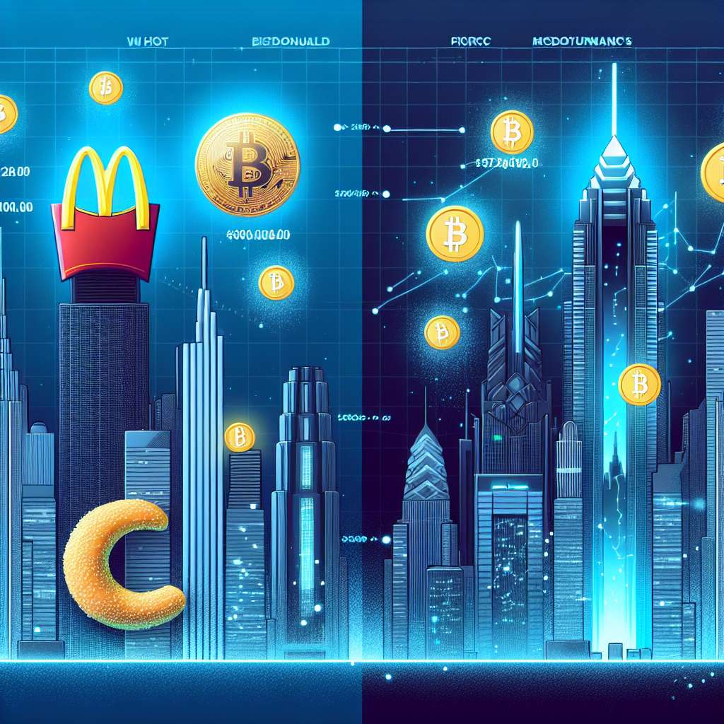 How do McDonald's profit margins compare to the profit margins of major cryptocurrency exchanges?