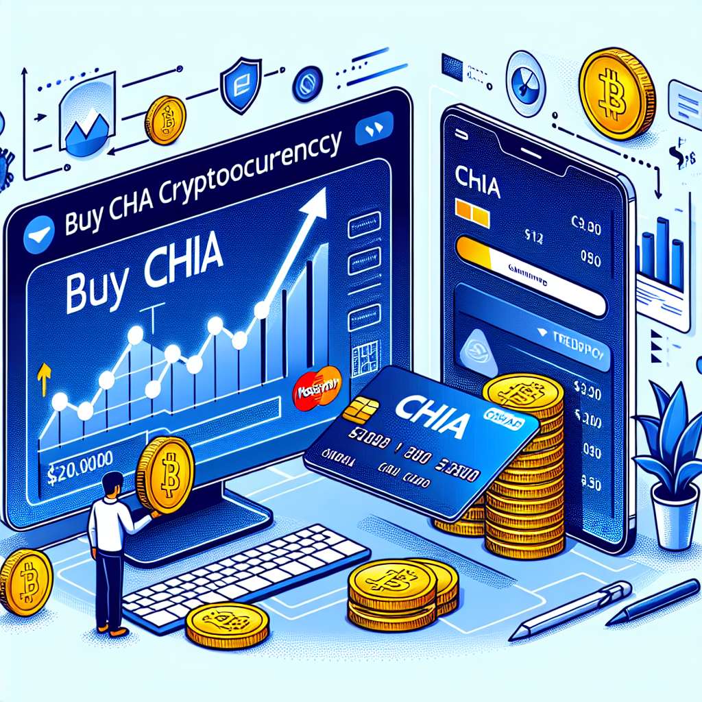 What are the steps to buy Chia with a credit card?