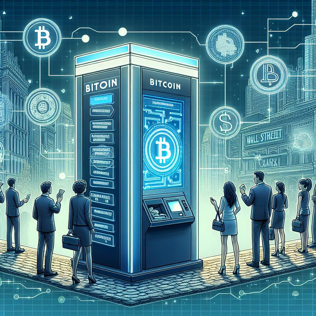 What are the nearest bitcoin kiosk machines in my area?