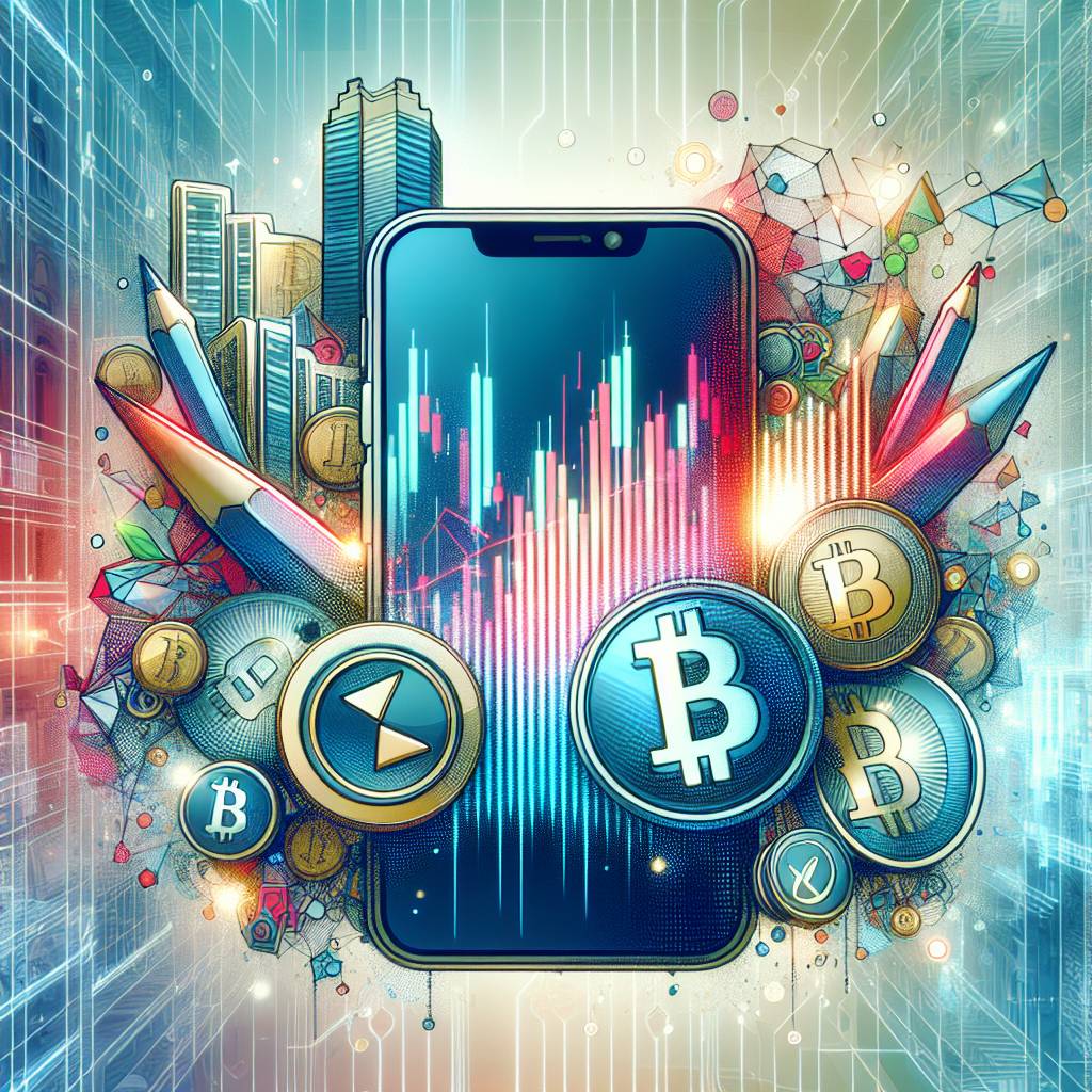 Which iPhone apps allow me to track the prices of different cryptocurrencies?