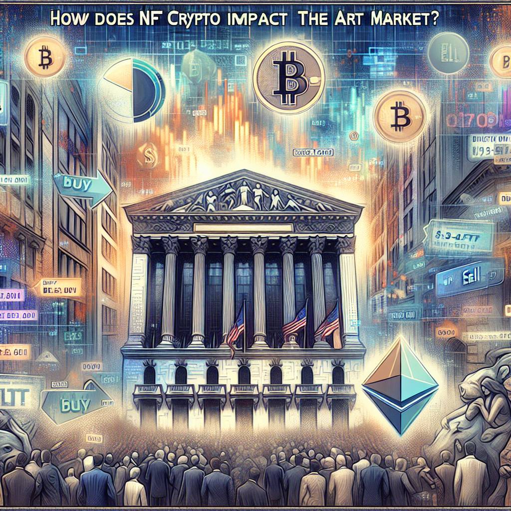 How does NFT-related crypto impact the art industry?