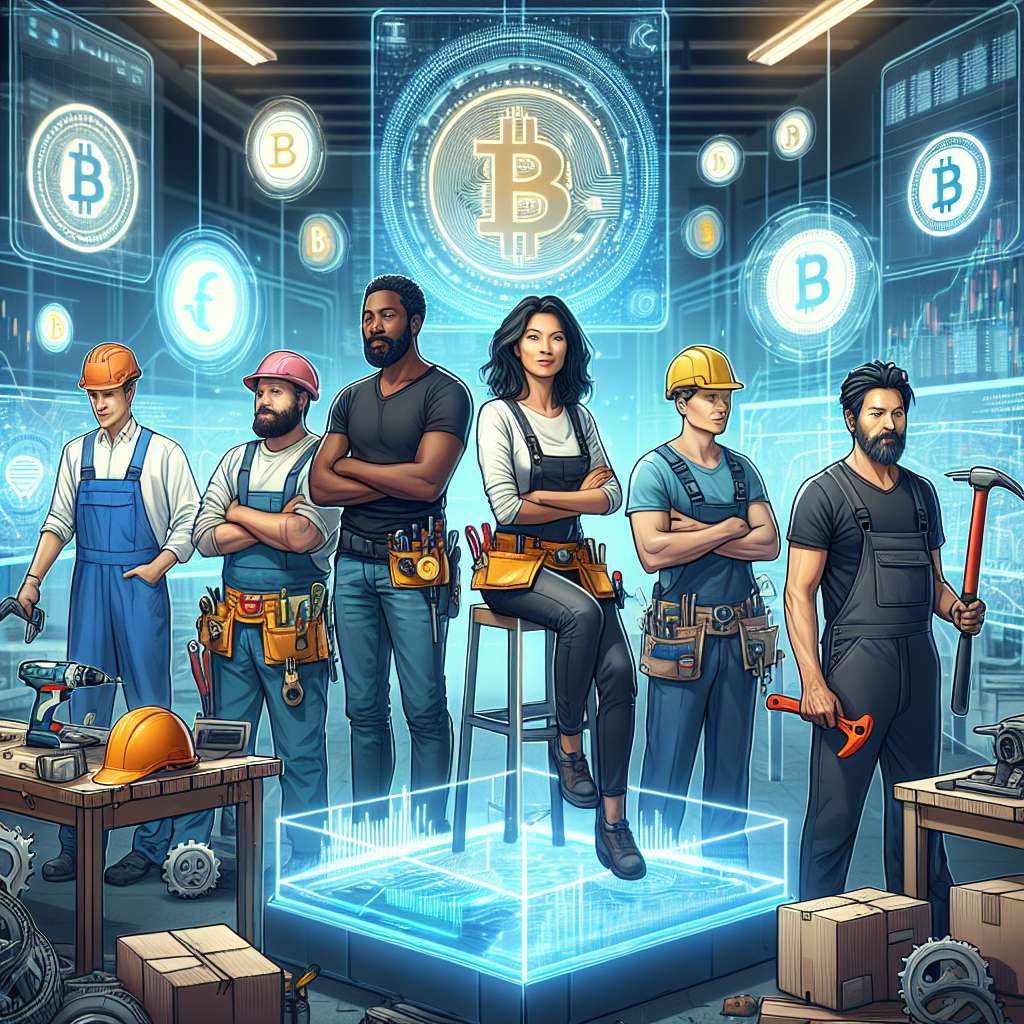 How can blue collar workers transition into white collar roles in the digital currency space?