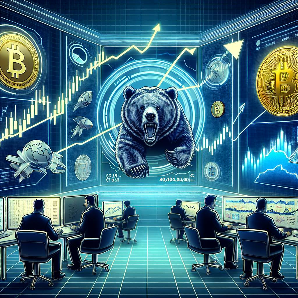 What strategies can traders employ to profit during a bearish market for cryptocurrencies?