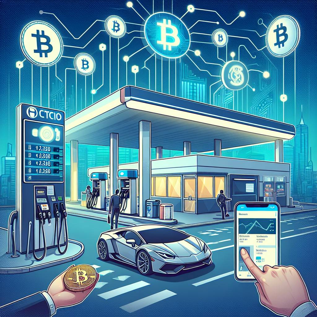What are the advantages of using digital currencies at gas stations in Grand Rapids, MI?