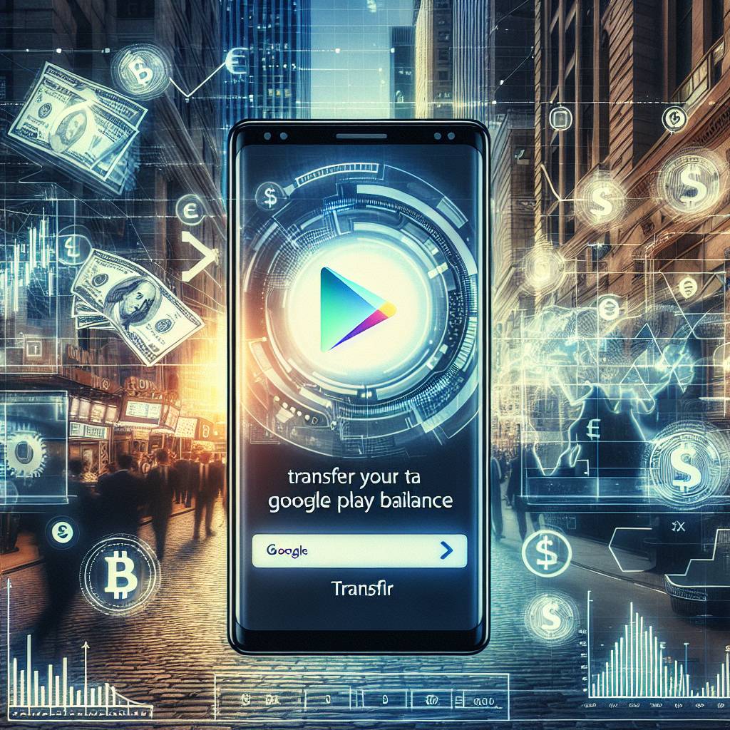 How can I transfer my Google Play credit to a digital wallet for cryptocurrencies?
