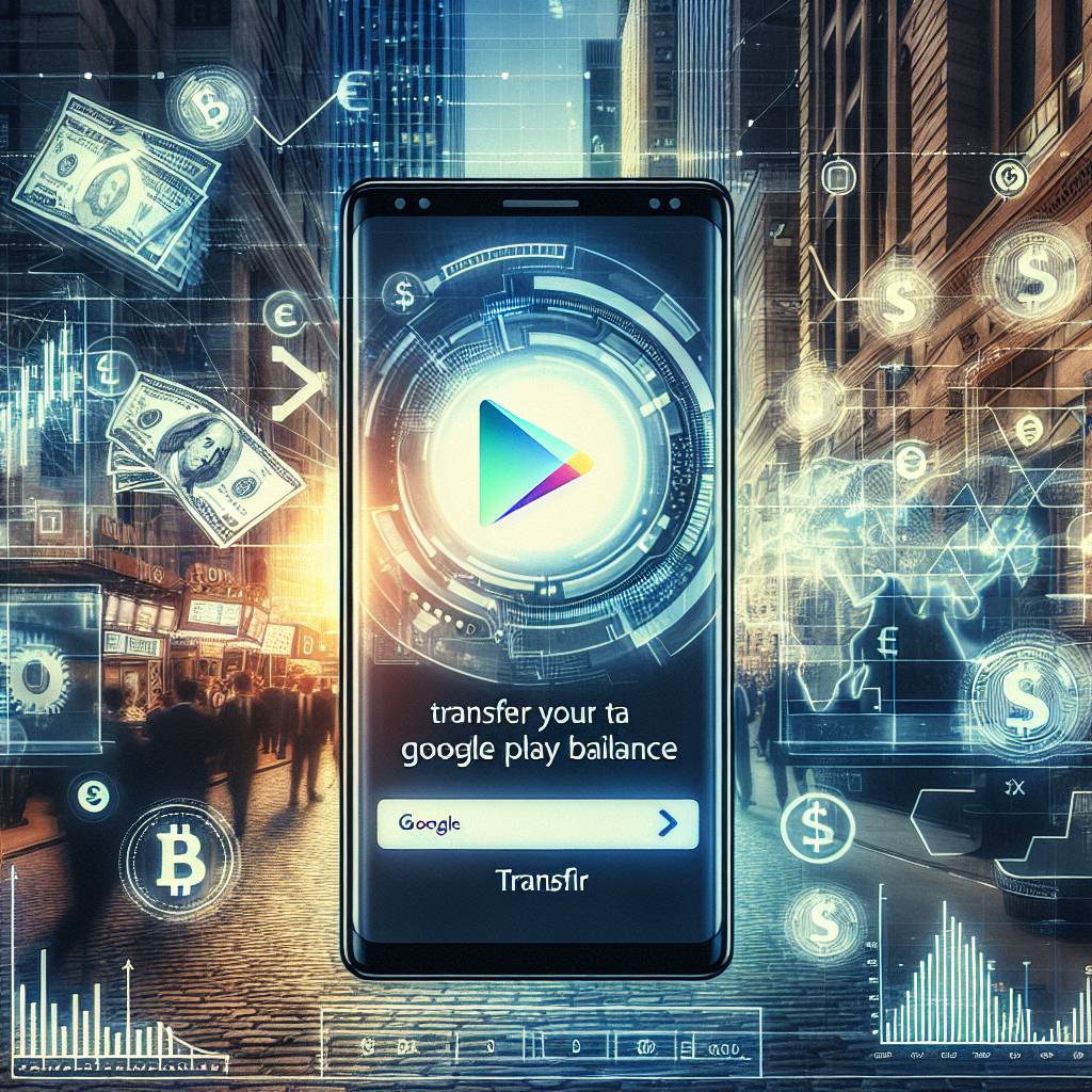 How can I transfer my Google Play balance to a cryptocurrency wallet?