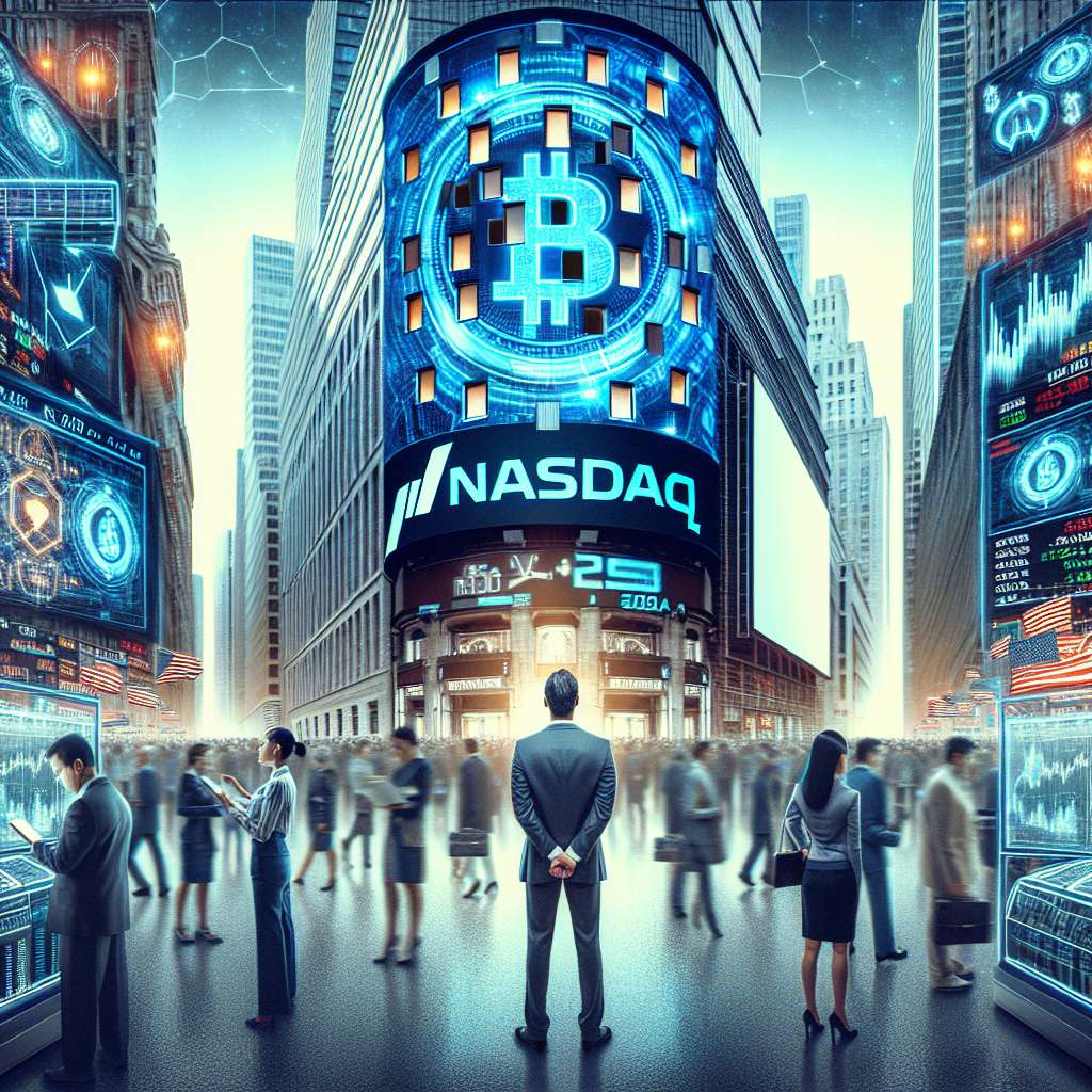 What is the impact of Nasdaq on the growth of the cryptocurrency market?