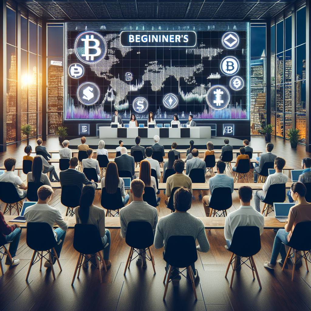 Are there any cryptocurrency events specifically for beginners to learn more about the industry?