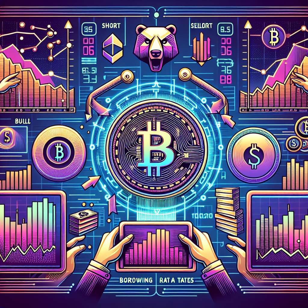 How do the stock borrow rates for cryptocurrencies compare to traditional stocks?