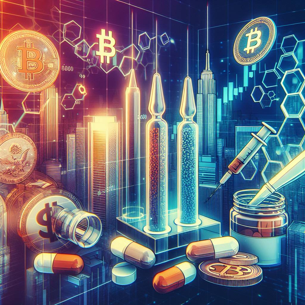 Which pharmaceutical companies have invested in cryptocurrency?