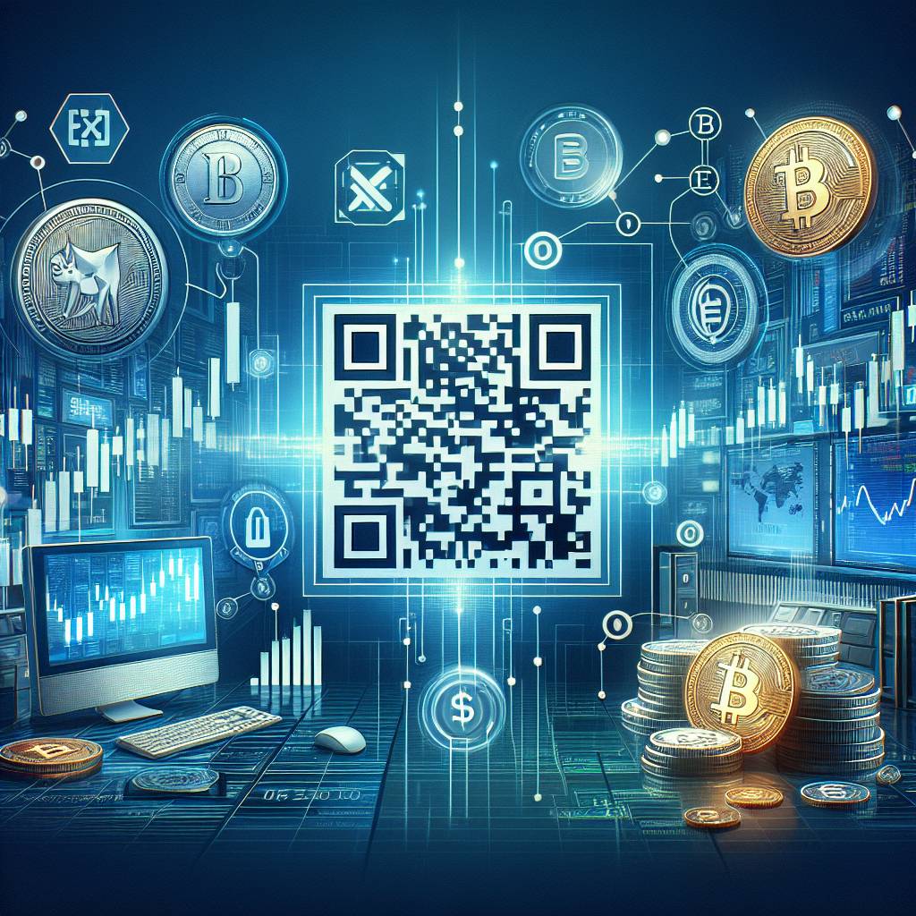 How can QR codes be used for secure transactions in the digital currency market?