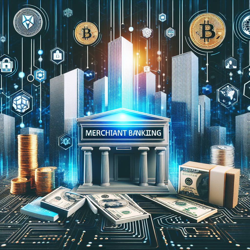 How does merchant banking play a role in facilitating cryptocurrency transactions?