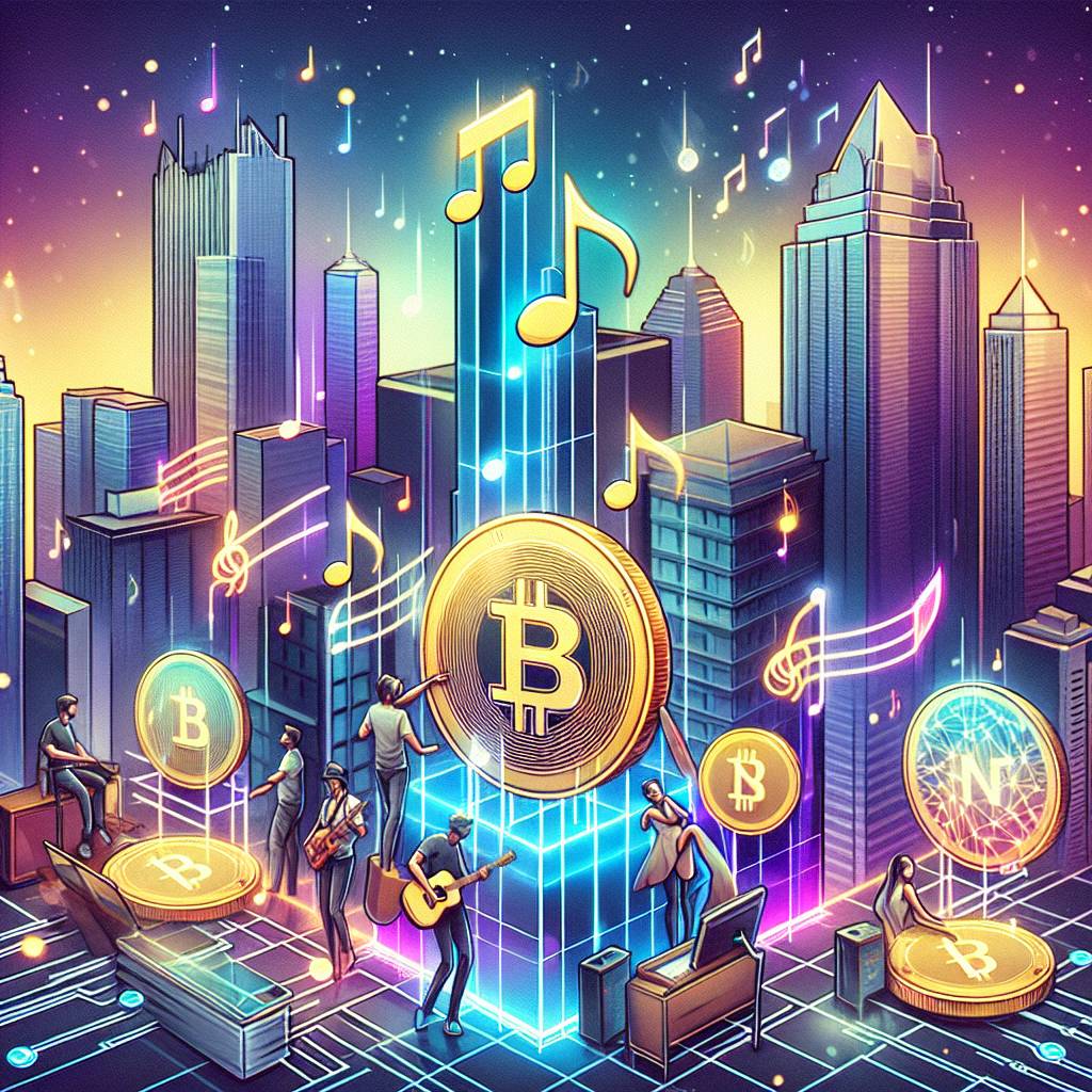 How can musicians leverage cryptocurrencies and blockchain to bypass traditional record labels and distribute their music independently?