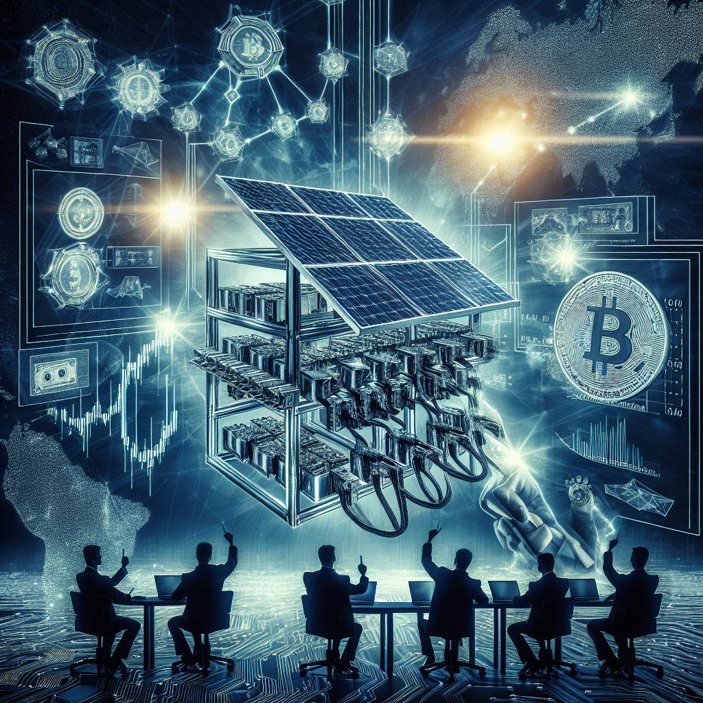 What are the potential challenges or limitations of using a solar mining rig for cryptocurrency mining?