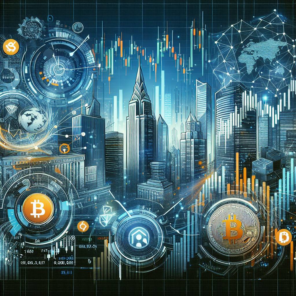 Which financial market is the stock market a part of in the context of cryptocurrency?