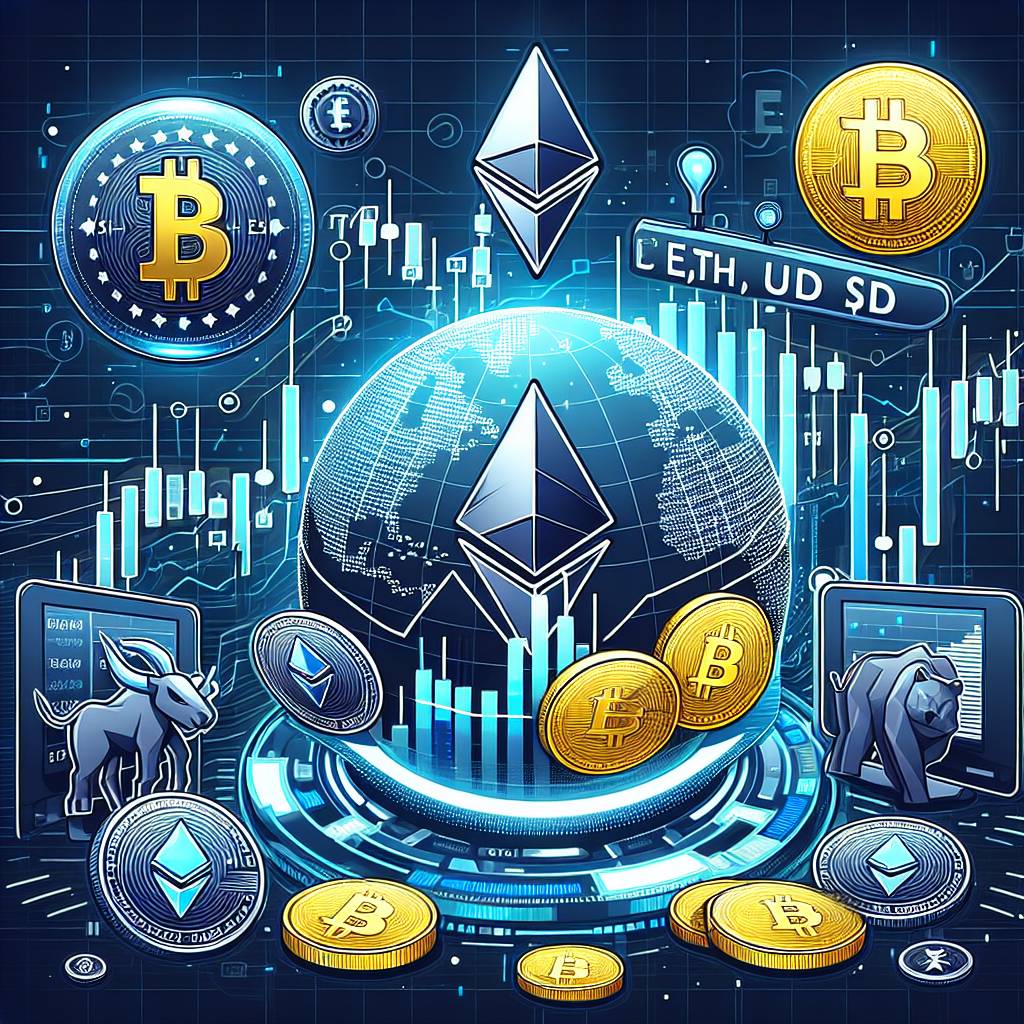 How does the USD price of ETH compare to other cryptocurrencies?