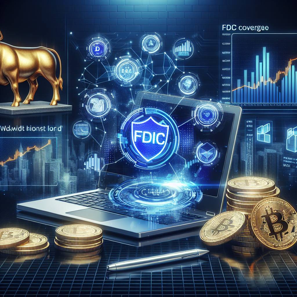 How does Schwab handle FDIC insurance for money market accounts related to cryptocurrency?