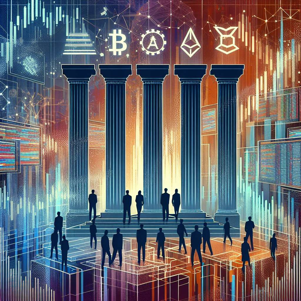 What are the four types of markets in the cryptocurrency industry?
