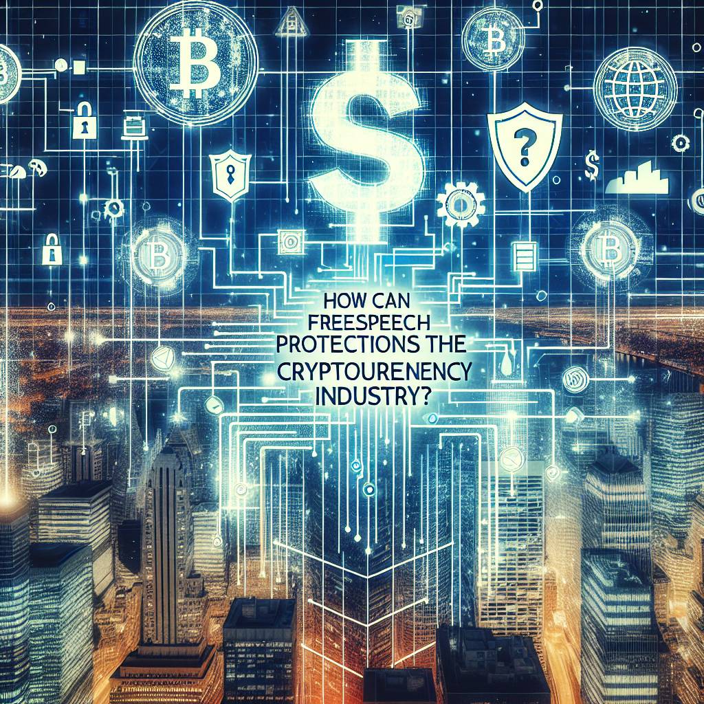 How can freespeech protections impact the cryptocurrency industry?