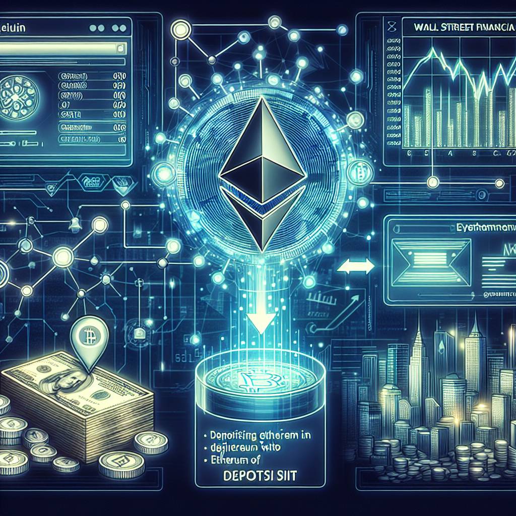 What are the steps to deposit Ethereum into Vanguard?