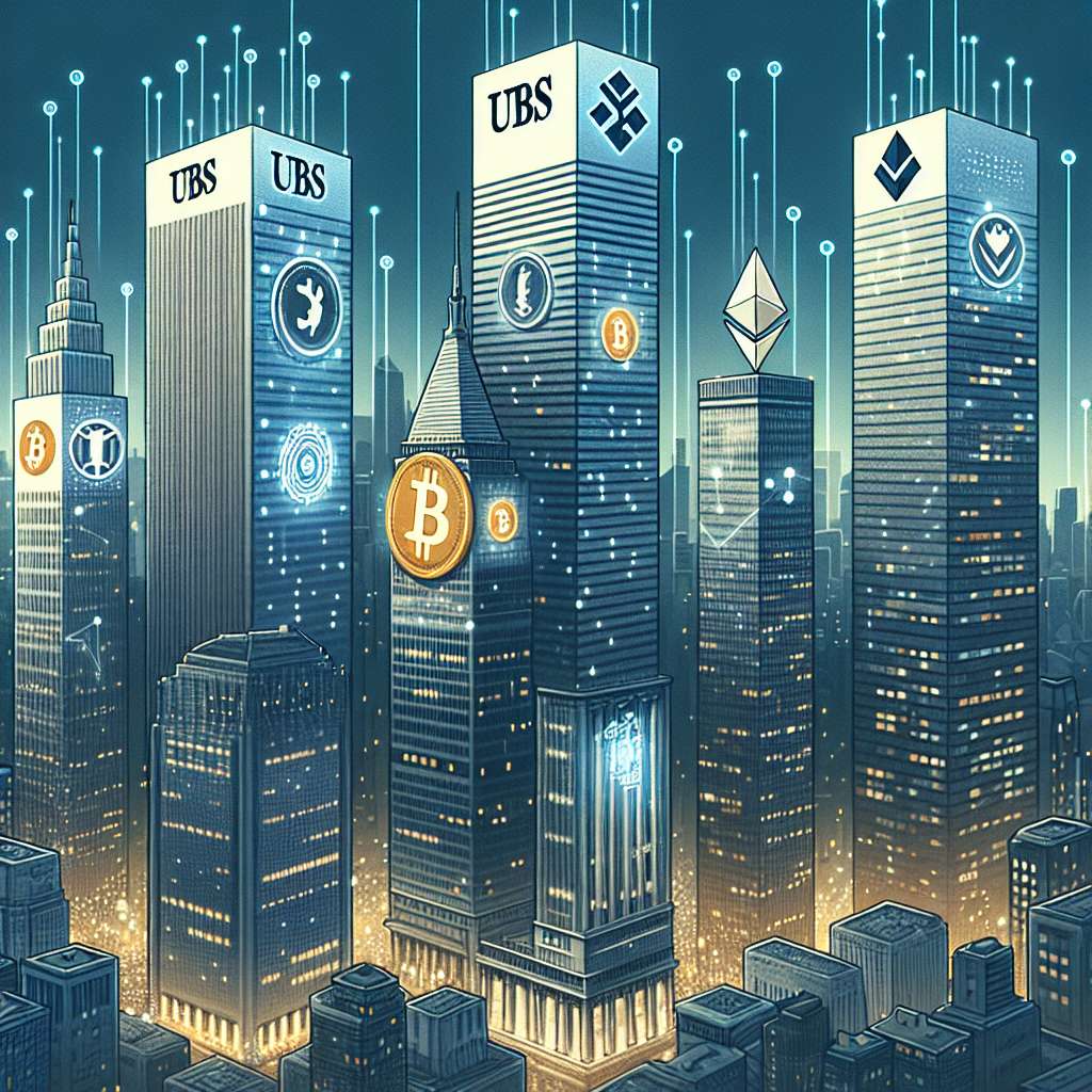 How does UBS compare to other banks in terms of offering cryptocurrency investment services?