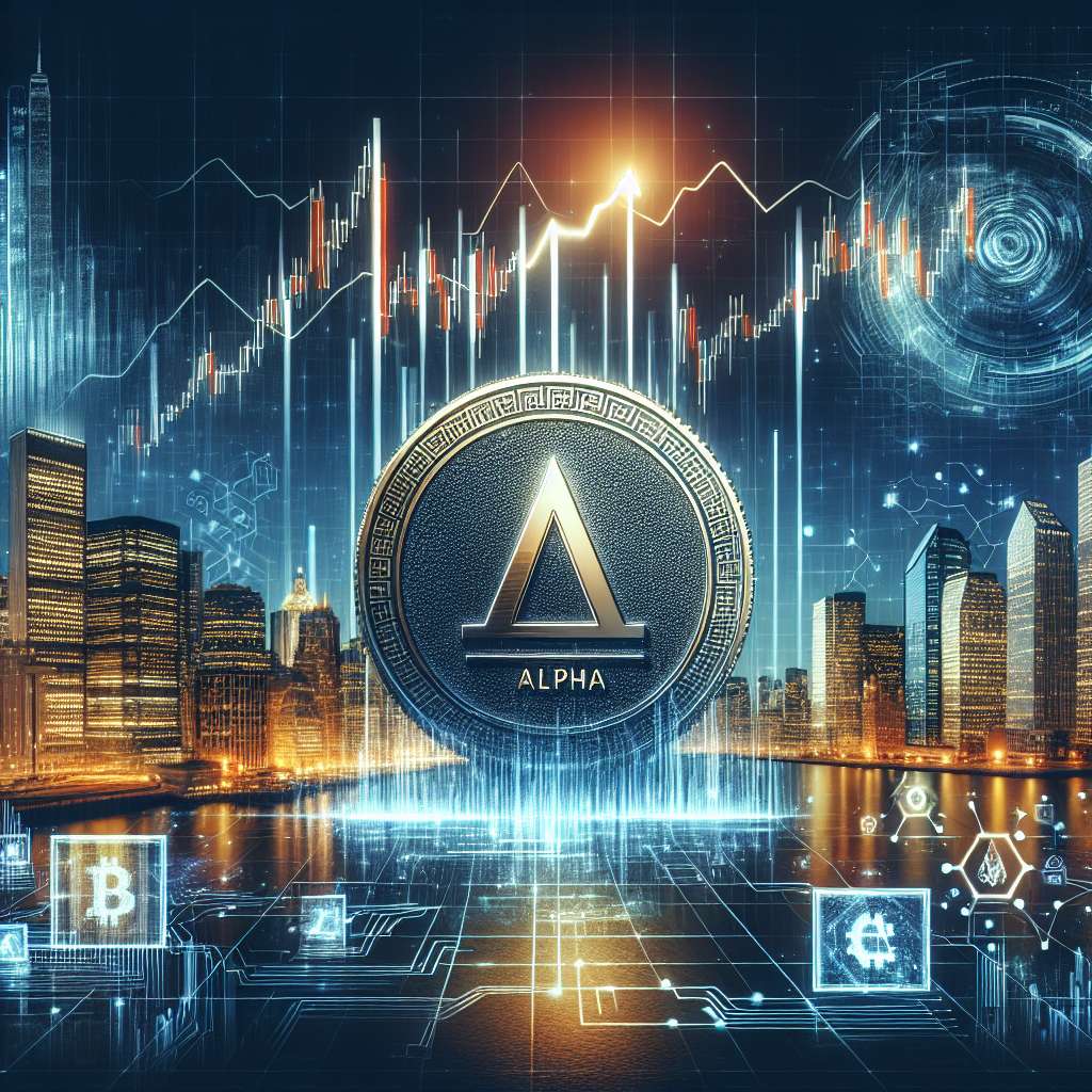 What is the definition of alpha stock in the cryptocurrency market?