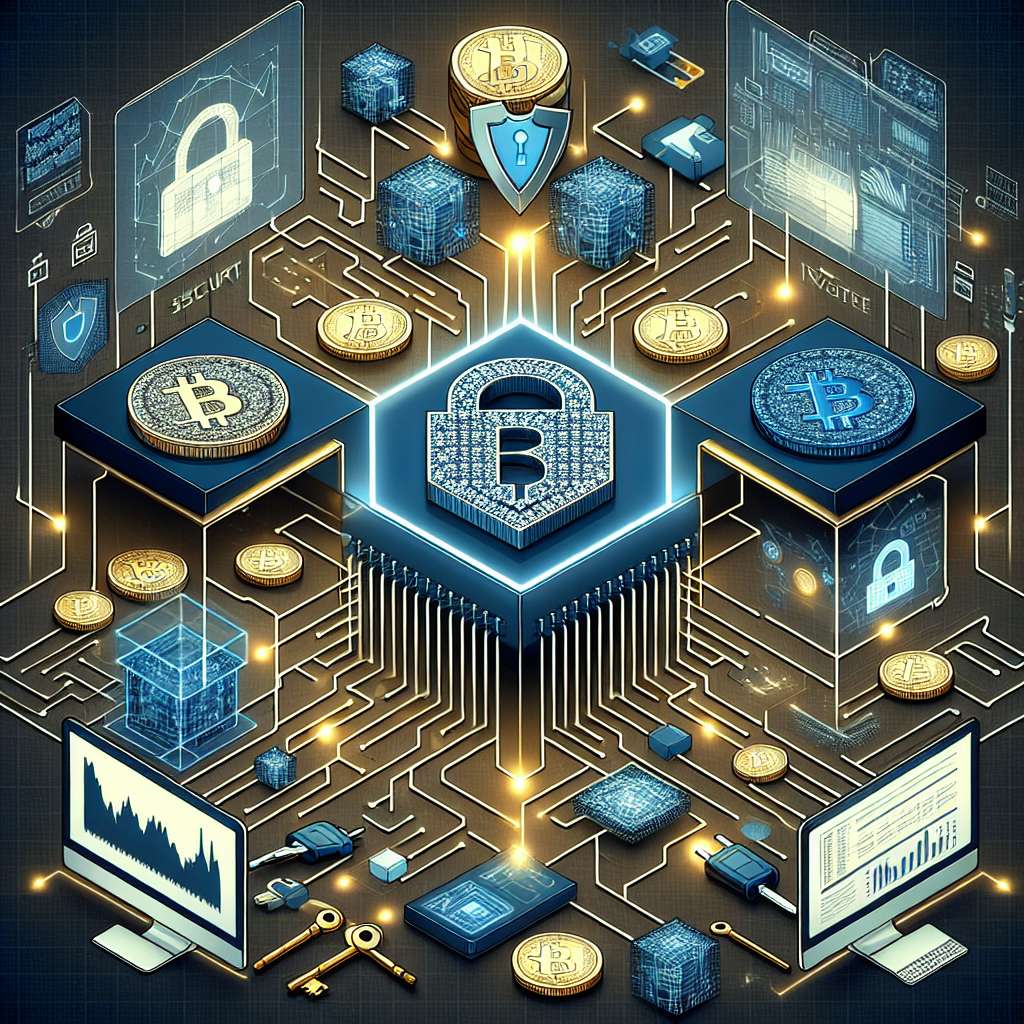 How does a clearinghouse ensure the security of cryptocurrency transactions?