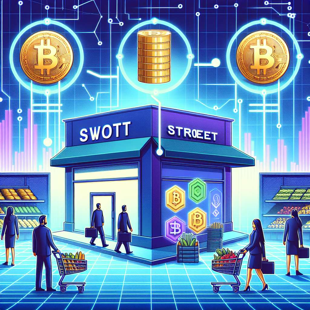What weaknesses and strengths are identified for Kroger in terms of digital currencies in the SWOT analysis?