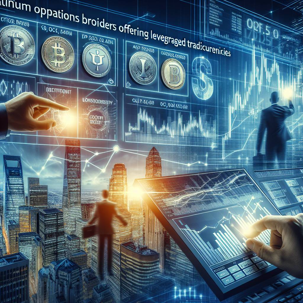 Are there any platinum options brokers that offer leveraged trading for cryptocurrencies?
