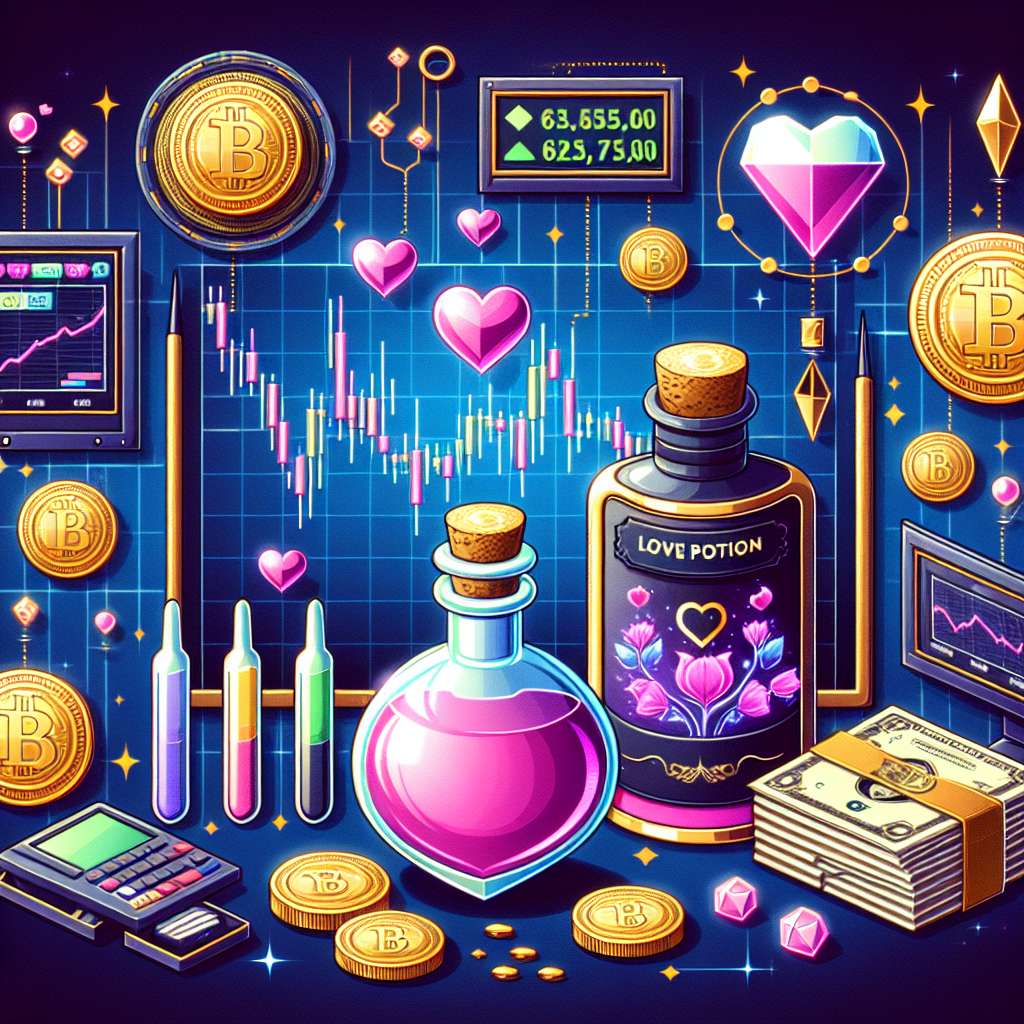 Are there any love potion games that reward players with cryptocurrency?