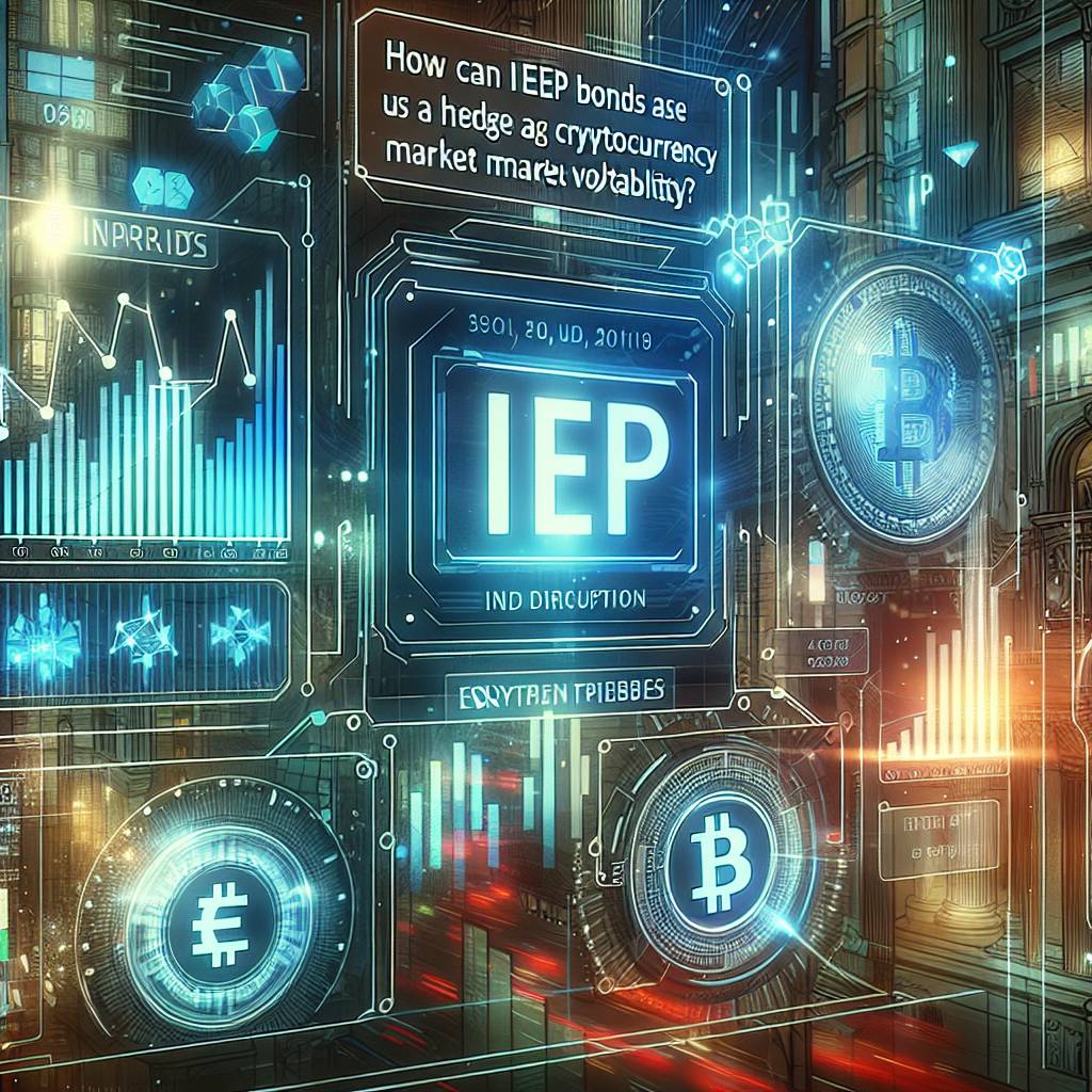 How can IEP bonds be used as a hedge against cryptocurrency market volatility?