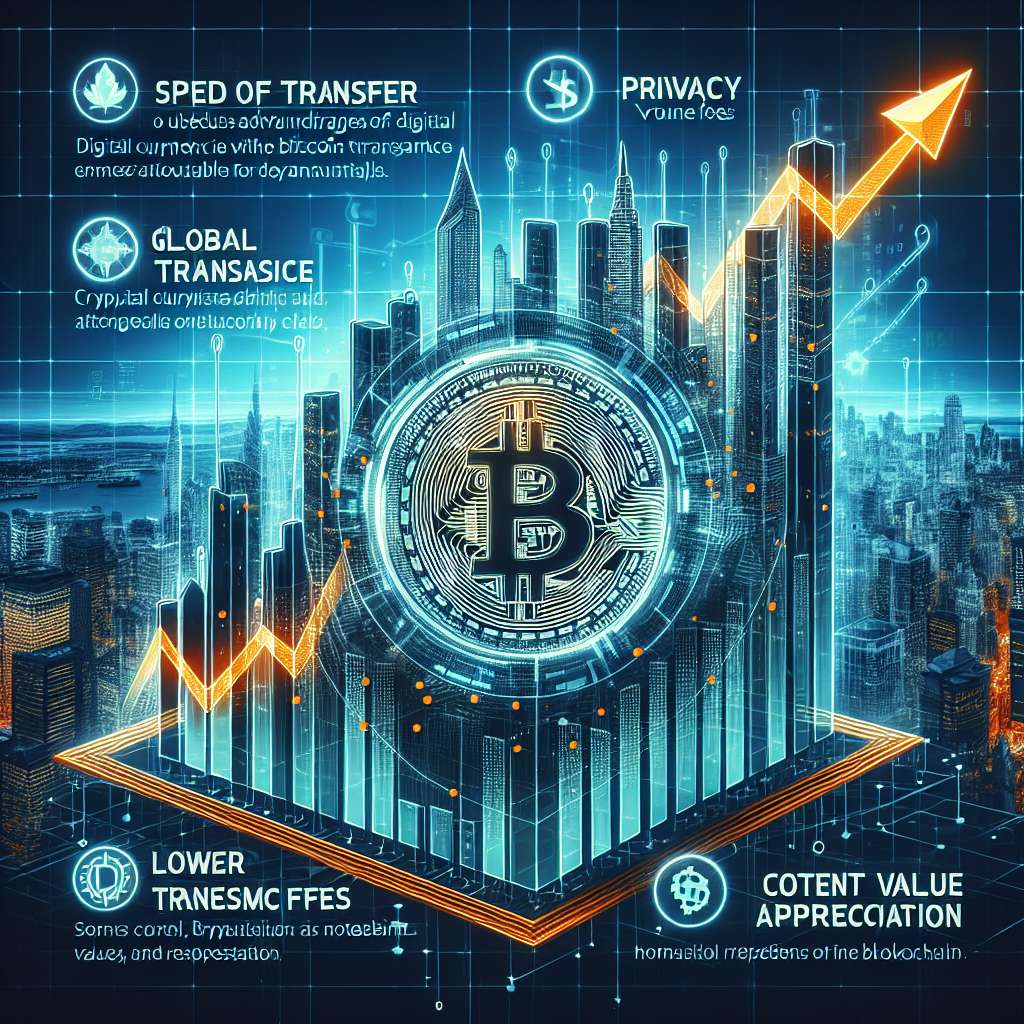 What are the advantages of using digital currencies like Bitcoin for cross-border transactions in Aruba?