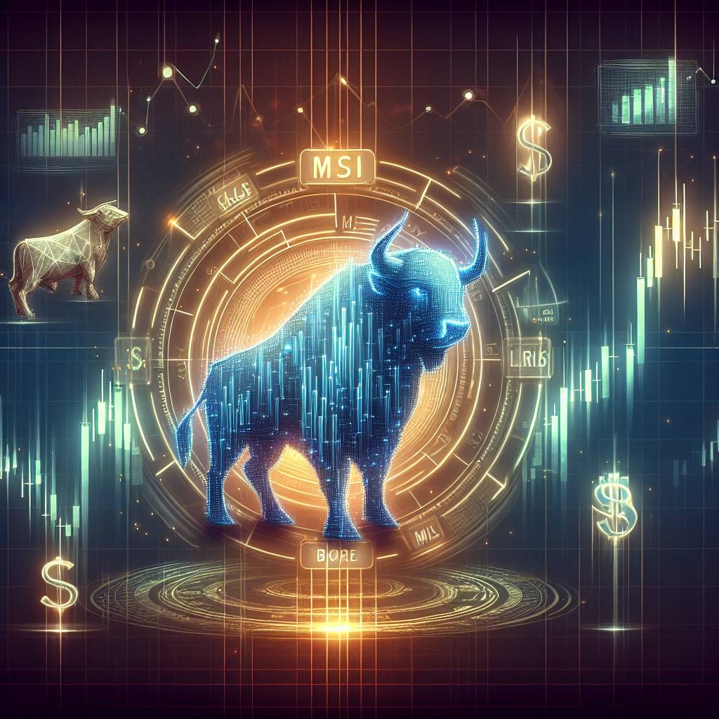 Is there a correlation between the MSI chart and the price movements of popular cryptocurrencies?